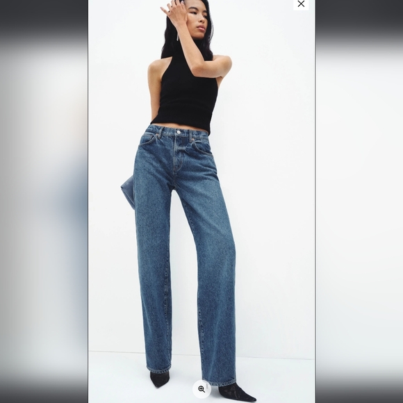 Reformation Denim - Reformation Val 90s Mid Rise Straight Jeans Size 27